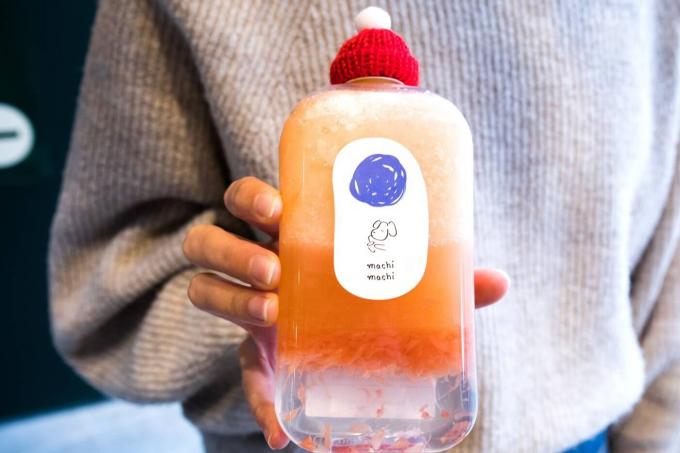 스무디 우유 차 마심을 위한 SGS ODM 플라스틱 음료통 12 항공 회사 코드 6