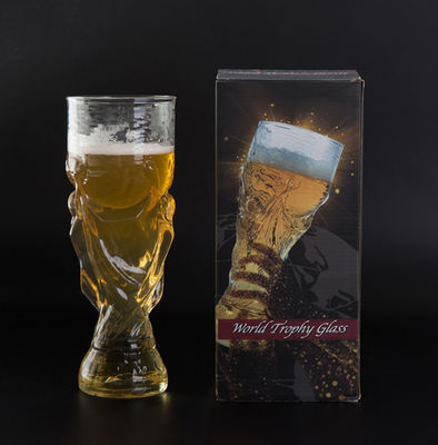 Good price 축구 모양에 지속 가능한 주문화 수정같은 유리 컵 온라인으로