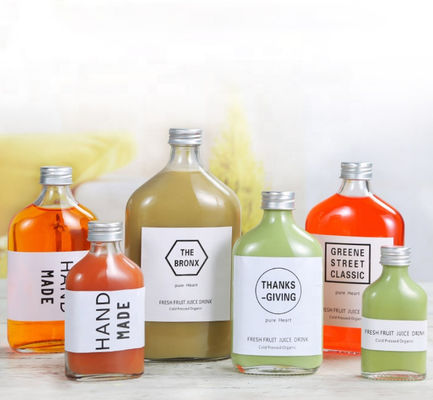 Good price 50 밀리람베르트 내지 200 밀리람베르트 홍차 유리 플라스크 독주 보틀 7 온스 추운 Brew 주스 온라인으로