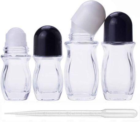 Good price H6.85in D2.68in 글라스 화장품 용기체는 8각형 향수 롤러병을 둥글게 합니다 온라인으로