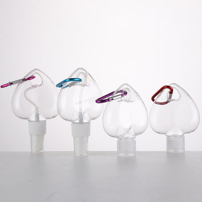 Good price 60 밀리람베르트 50 밀리람베르트 술 열쇠고리 분무 병 빈 마음 훅 PET 온라인으로