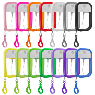 Good price 알콜 살균제 카드 유형 분무 병 작은  열쇠고리 PET 2 센티미터 두께 온라인으로